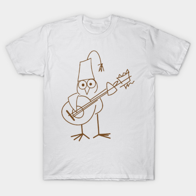 Bird and guitar T-Shirt-TOZ